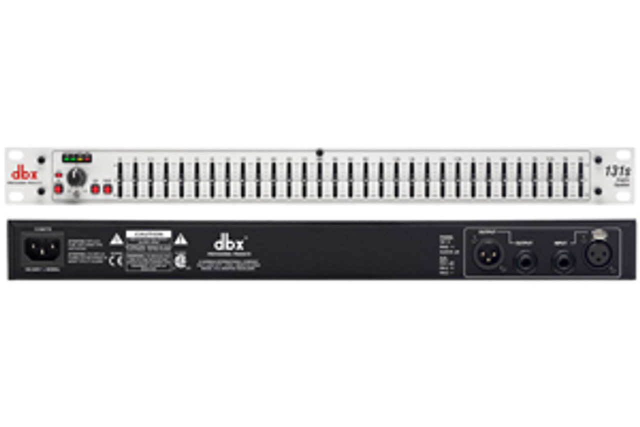 dbx 131S Single 31-Band Graphic Equalizer - ProAudio.com