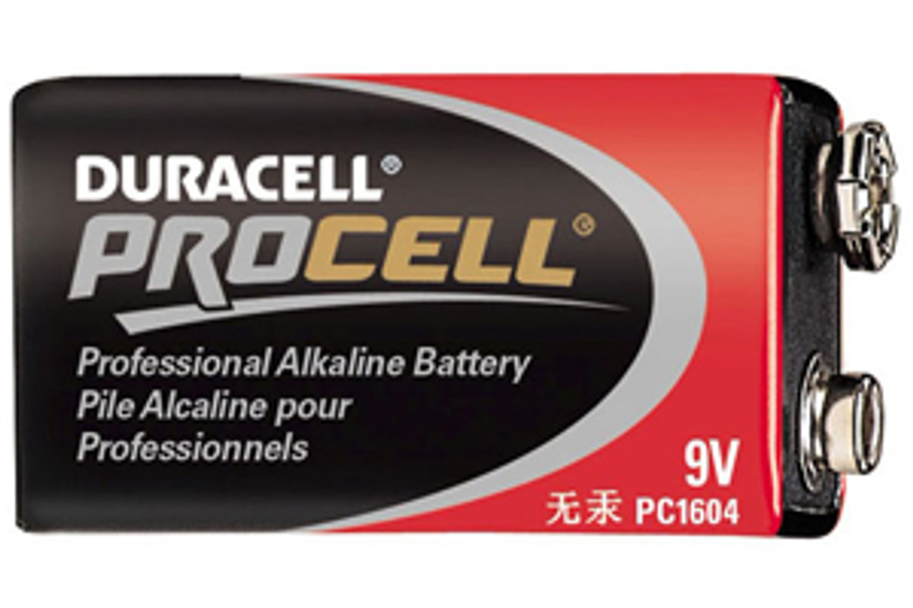 Duracell Procell 9V Alkanline Batteries, 12 pc