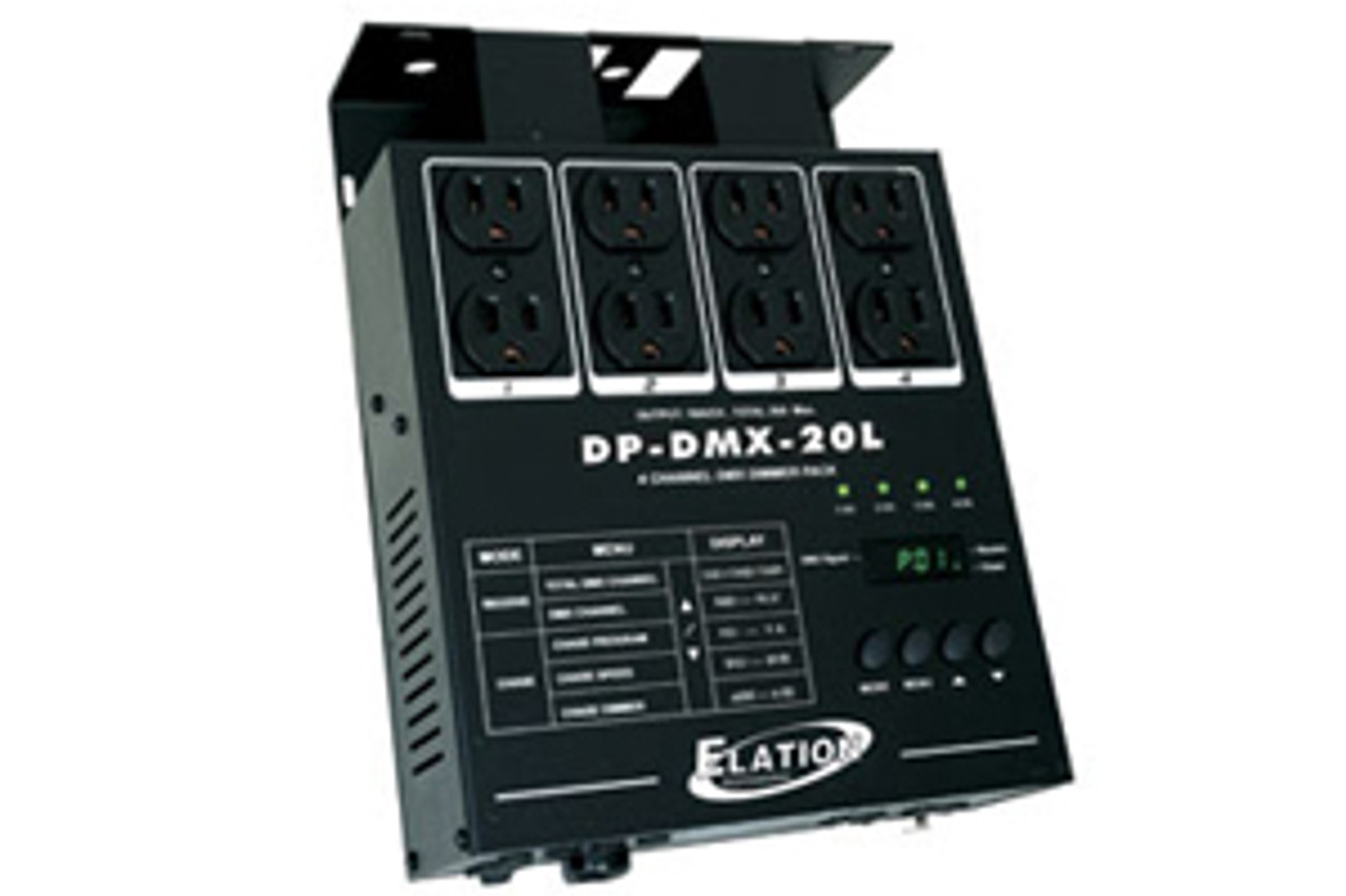 American DJ DP-DMX20L 4-Channel DMX Dimmer/Switch Pack - ProAudio.com