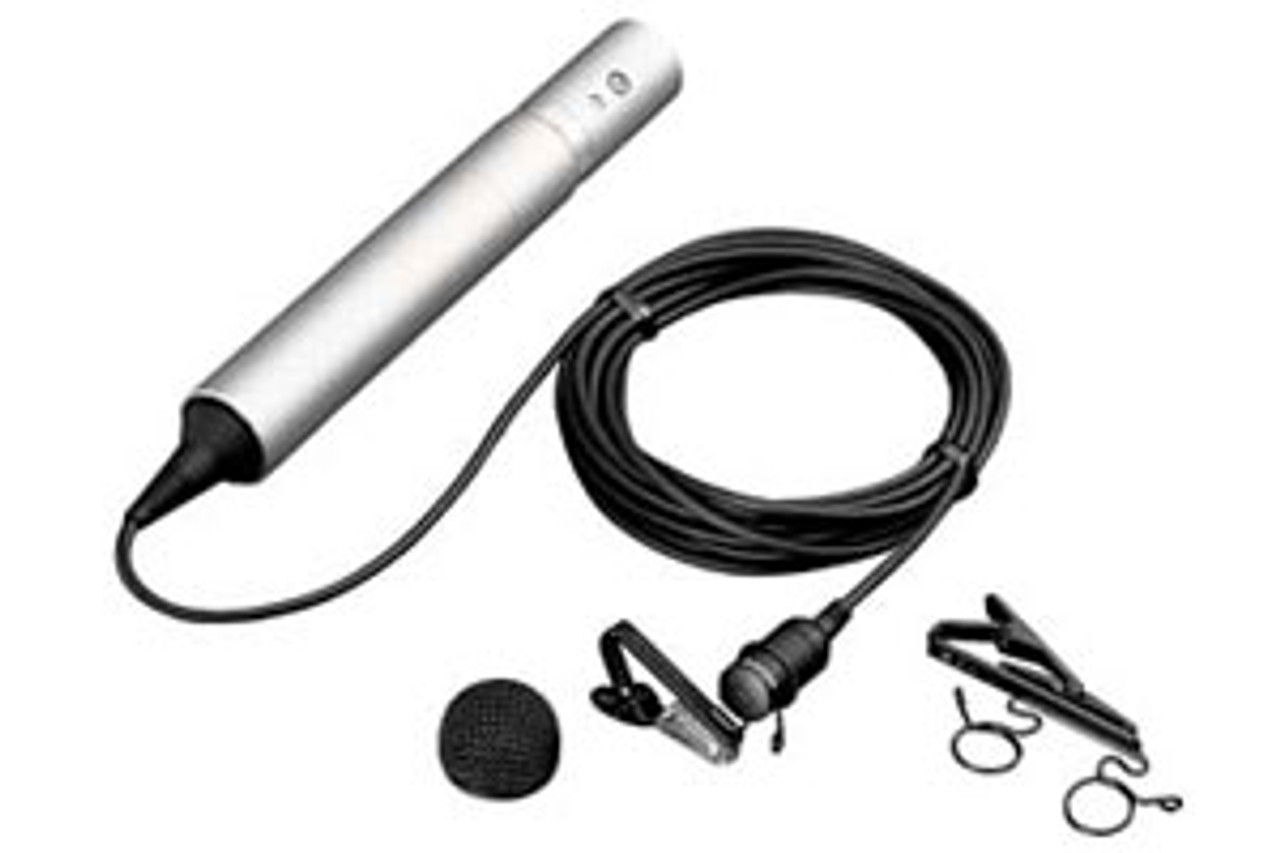 Sony ECM66B Electret Condenser Lavalier Microphone， Black by Sony-