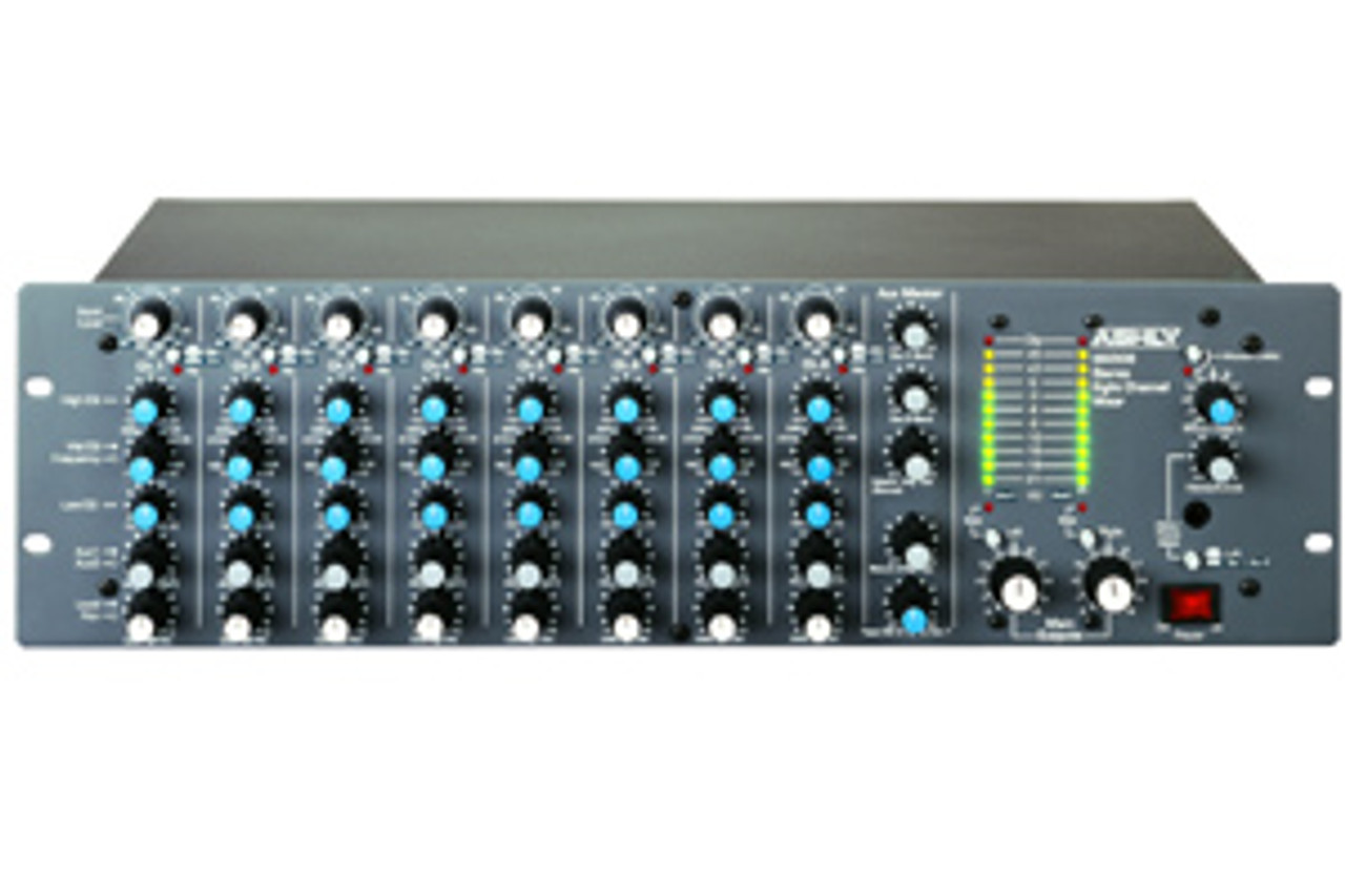 Ashly MX-508 8-Input Stereo Mic/Line Mixer with EQ