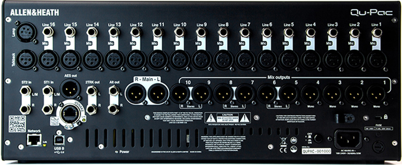 Allen & QU-PAC-32 32-Channel Rack - ProAudio.com