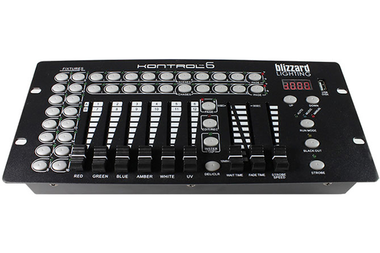 Blizzard Kontrol 6 12-Channel, 6 Fader DMX Lighting Controller