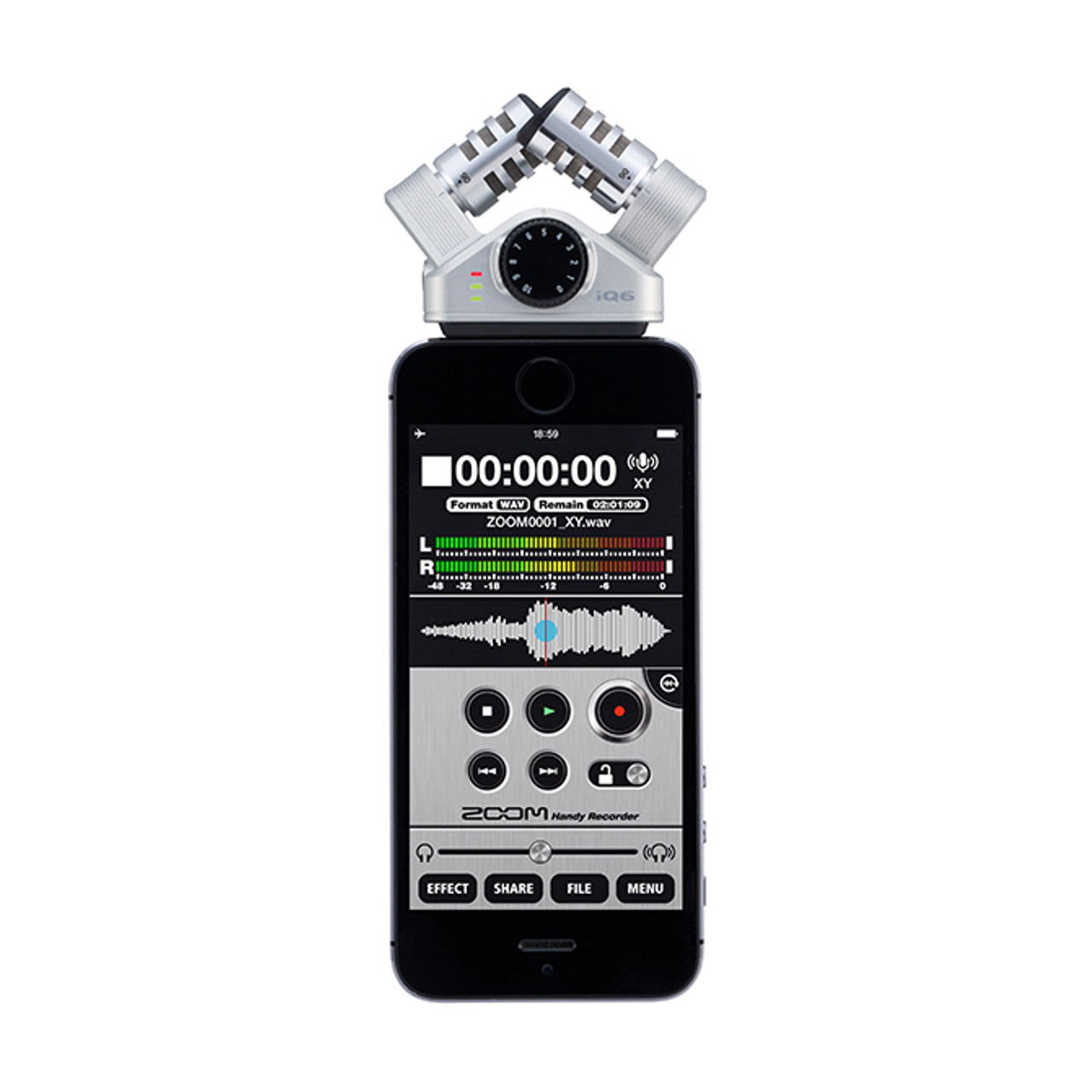 Zoom iQ6 X/Y Stereo Mic for iPhone, iPad, and iPod Touch ...