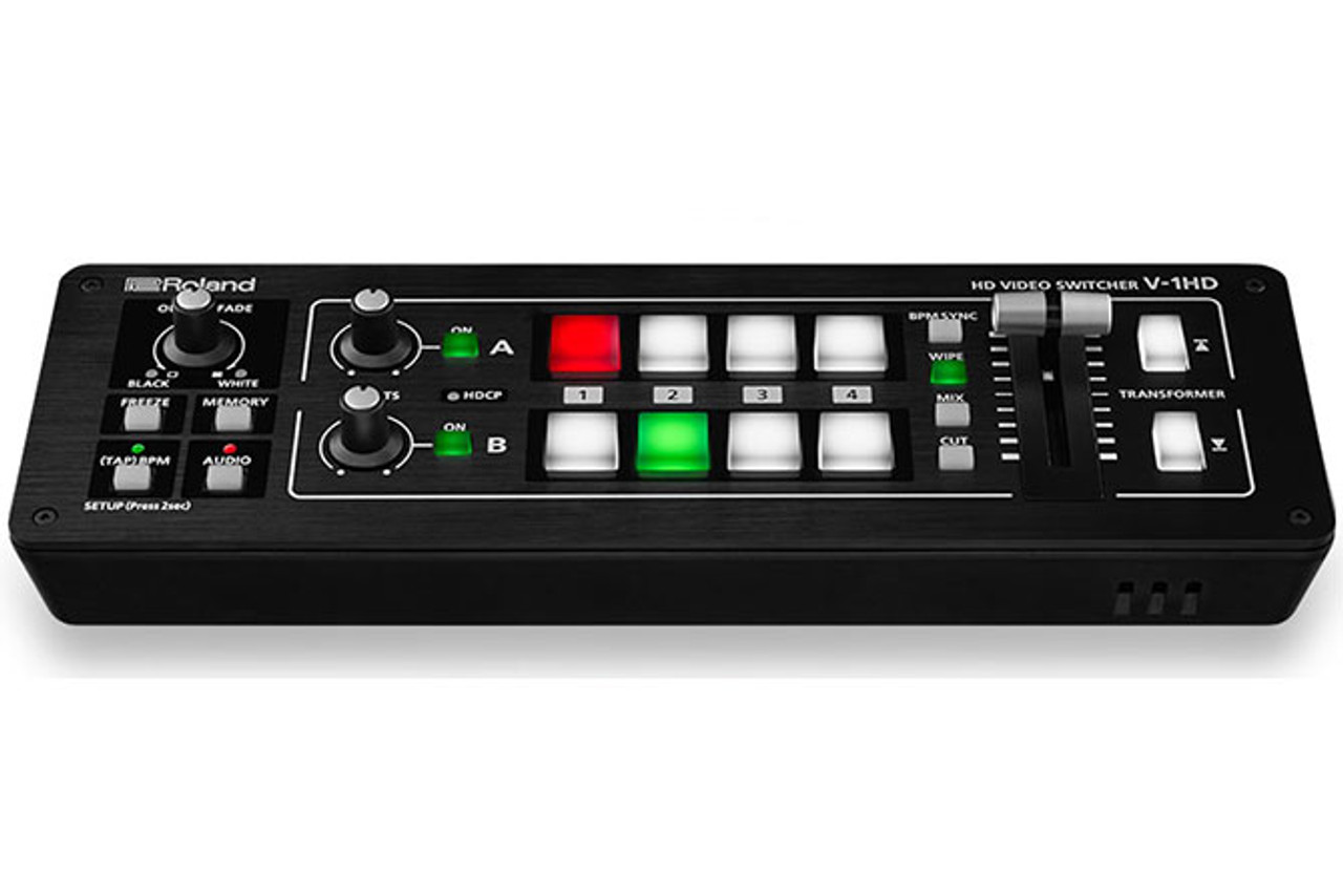 Roland V-1HD Compact and Portable 4-Channel Video Switcher