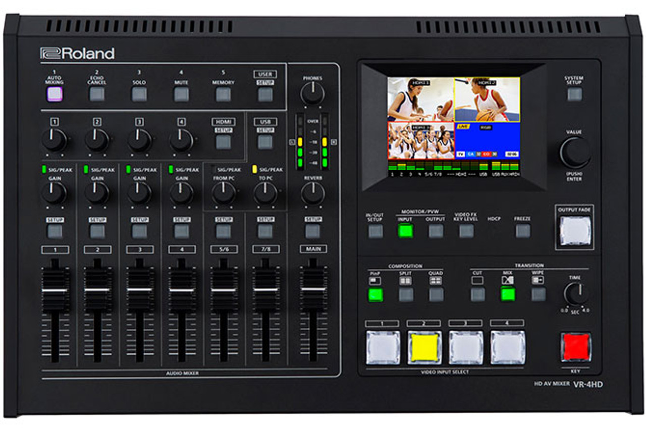 Roland VR-4HD All-In-One HD A/V Mixer - ProAudio.com