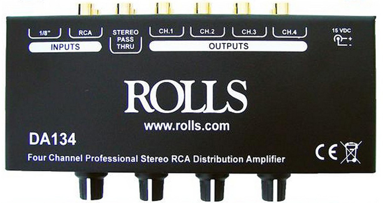 Rolls HA243 4-Channel Studiophile Headphone Amplifier by rolls