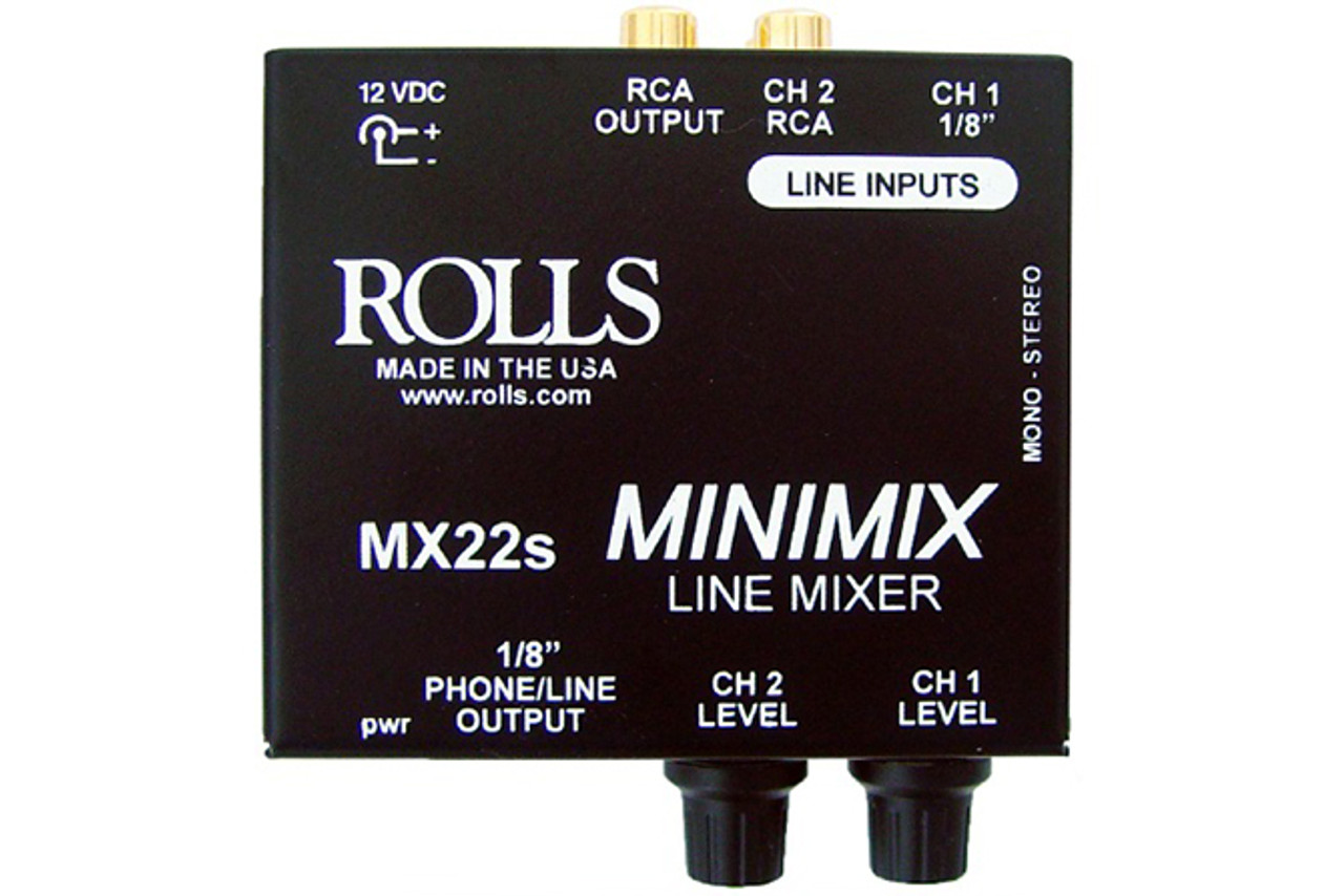 Rolls MX22s Mini Mix 2-Channel 1/8