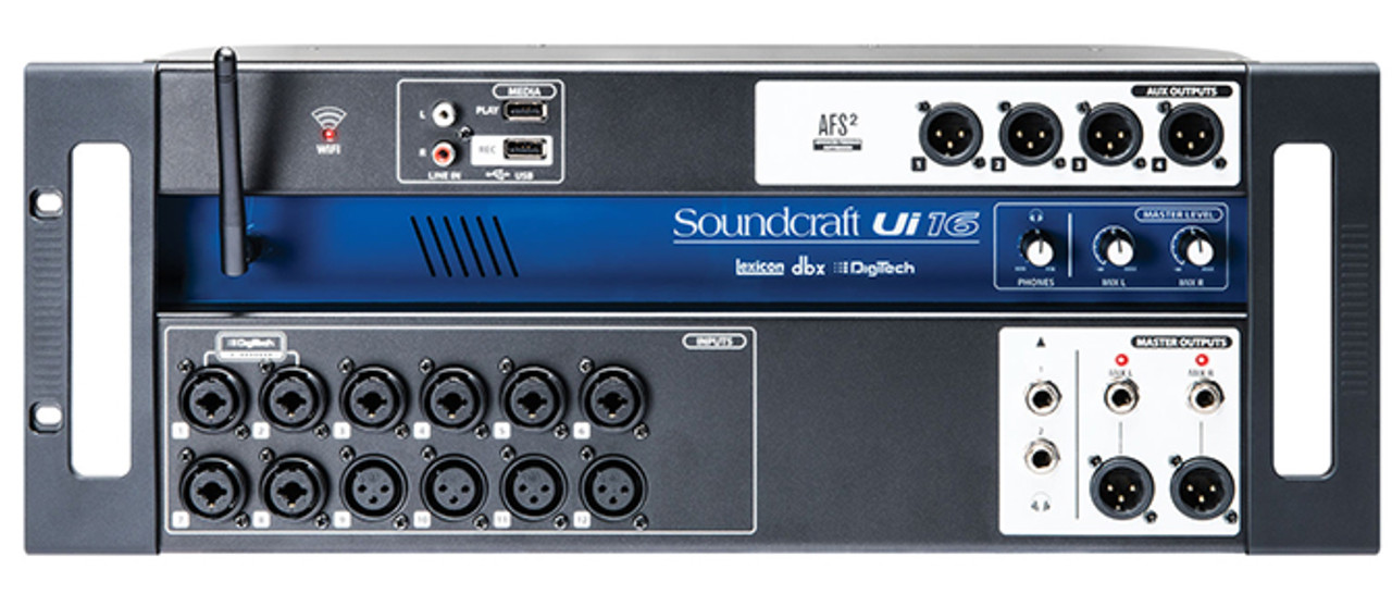 配信機器・PA機器・レコーディング機器 soundcraft ui16 Soundcraft Ui-16 16-Input Remote Controlled Digital Mixer