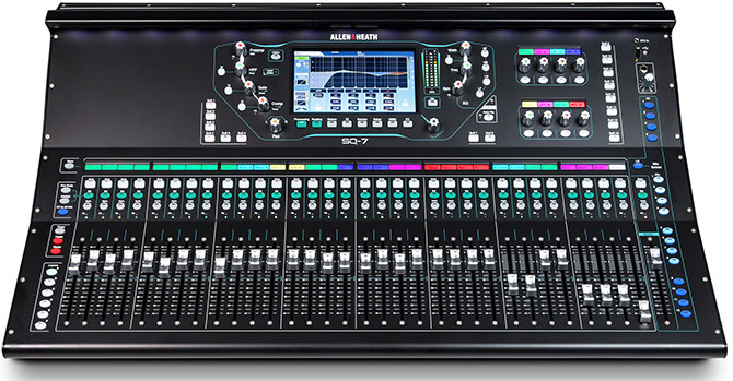 Allen & Heath SQ-7 48-Channel Digital Mixer with 33 Faders
