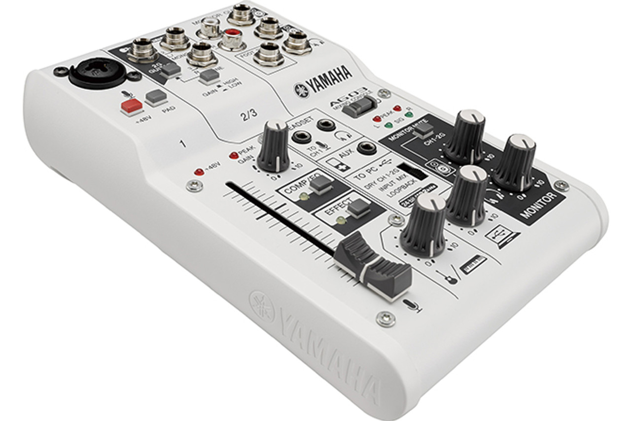 Yamaha AG03 Multi-Purpose 3-Channel Mixer/USB Interface - ProAudio.com