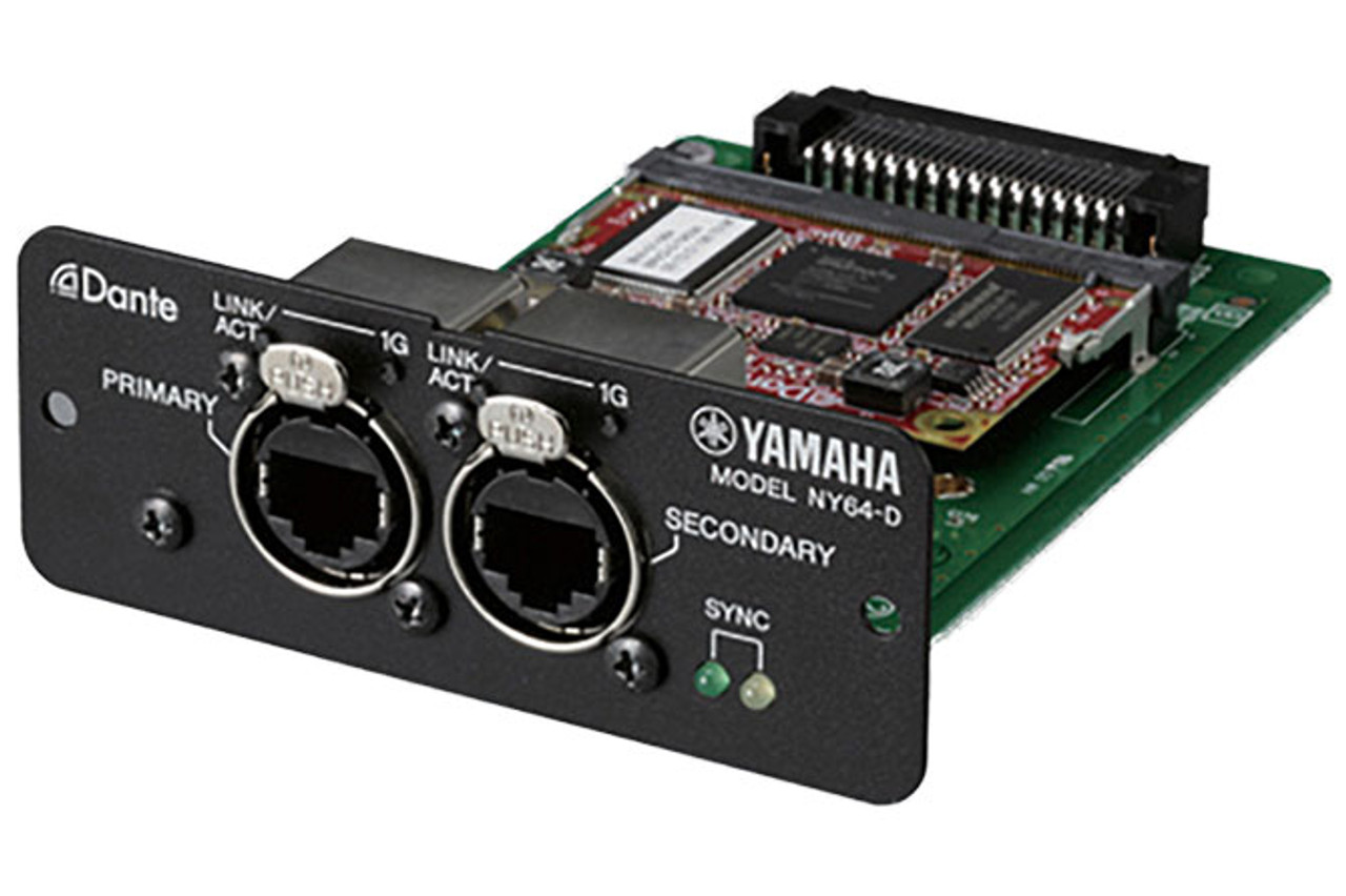 Yamaha NY64-D 64-Channel Dante Network I/O Card for TF Digital