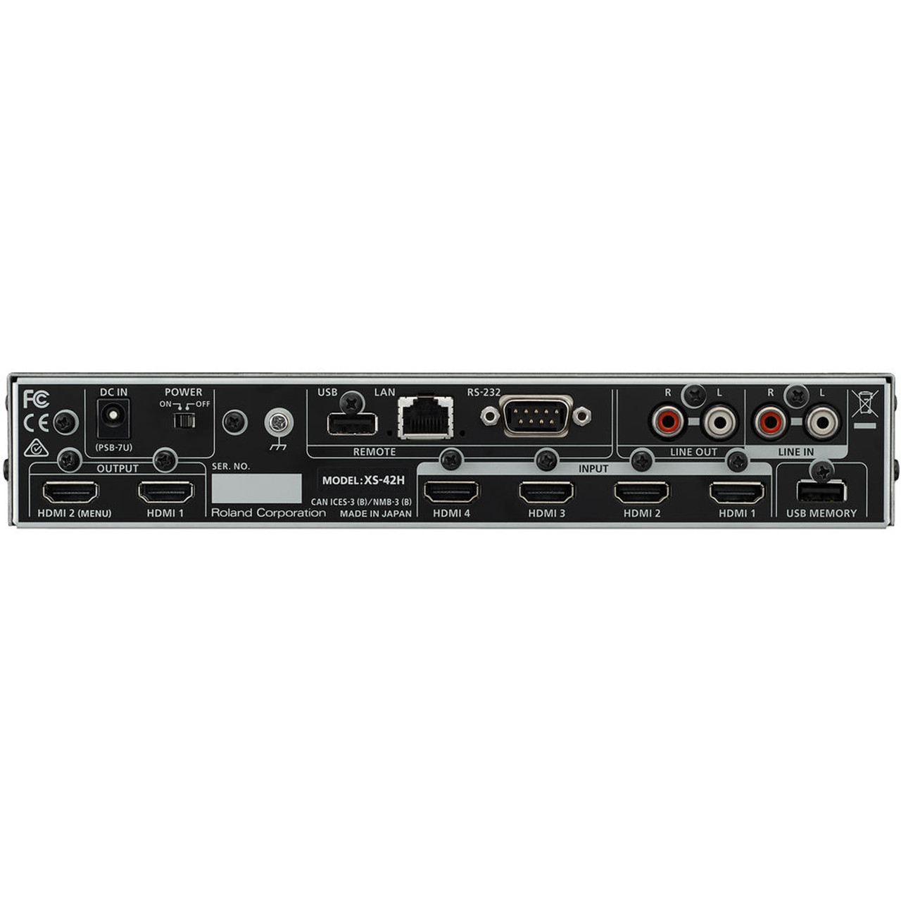 Roland XS-42H Multi-Format AV Matrix Switcher 4 In x 2 Out 