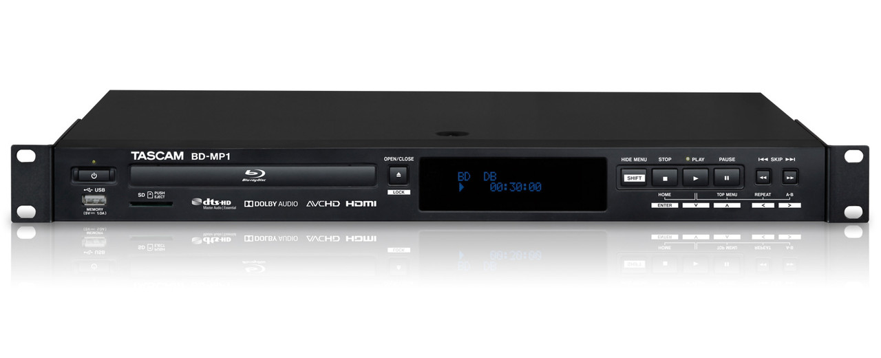 Tascam BD-MP1 Blu Ray/Media Player - ProAudio.com