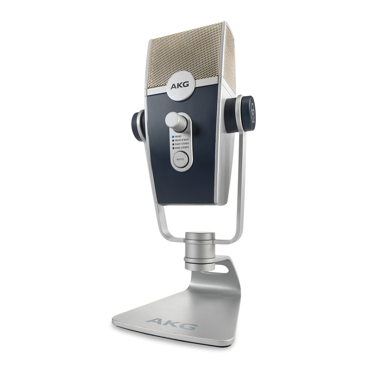 AKG Lyra - Paquete de micrófono USB y auriculares AKG K371 con concentrador  USB 3.0 de 4 puertos (2 artículos)