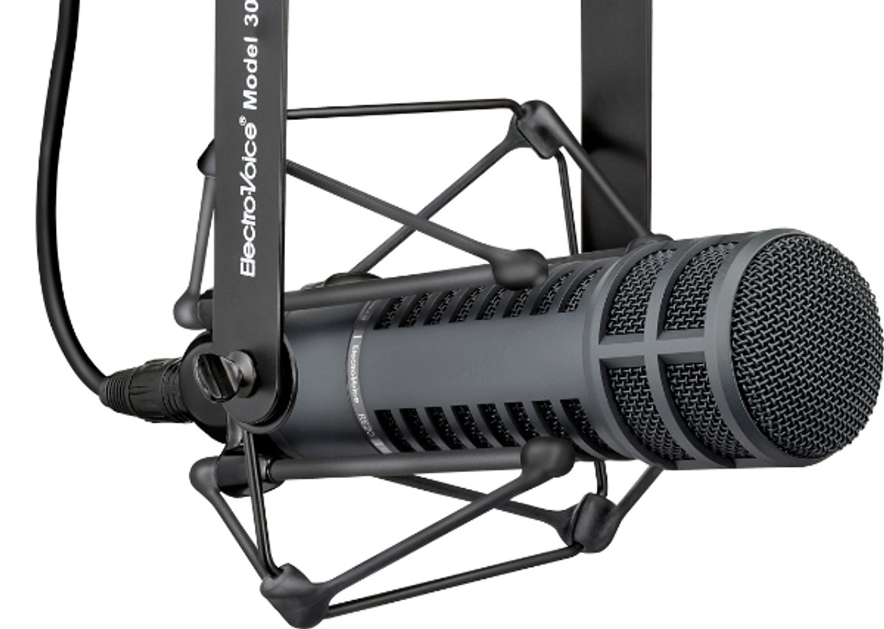Electro-Voice RE20 Microphone Cardioïde Dynamique avec Bras de Studio, Noir