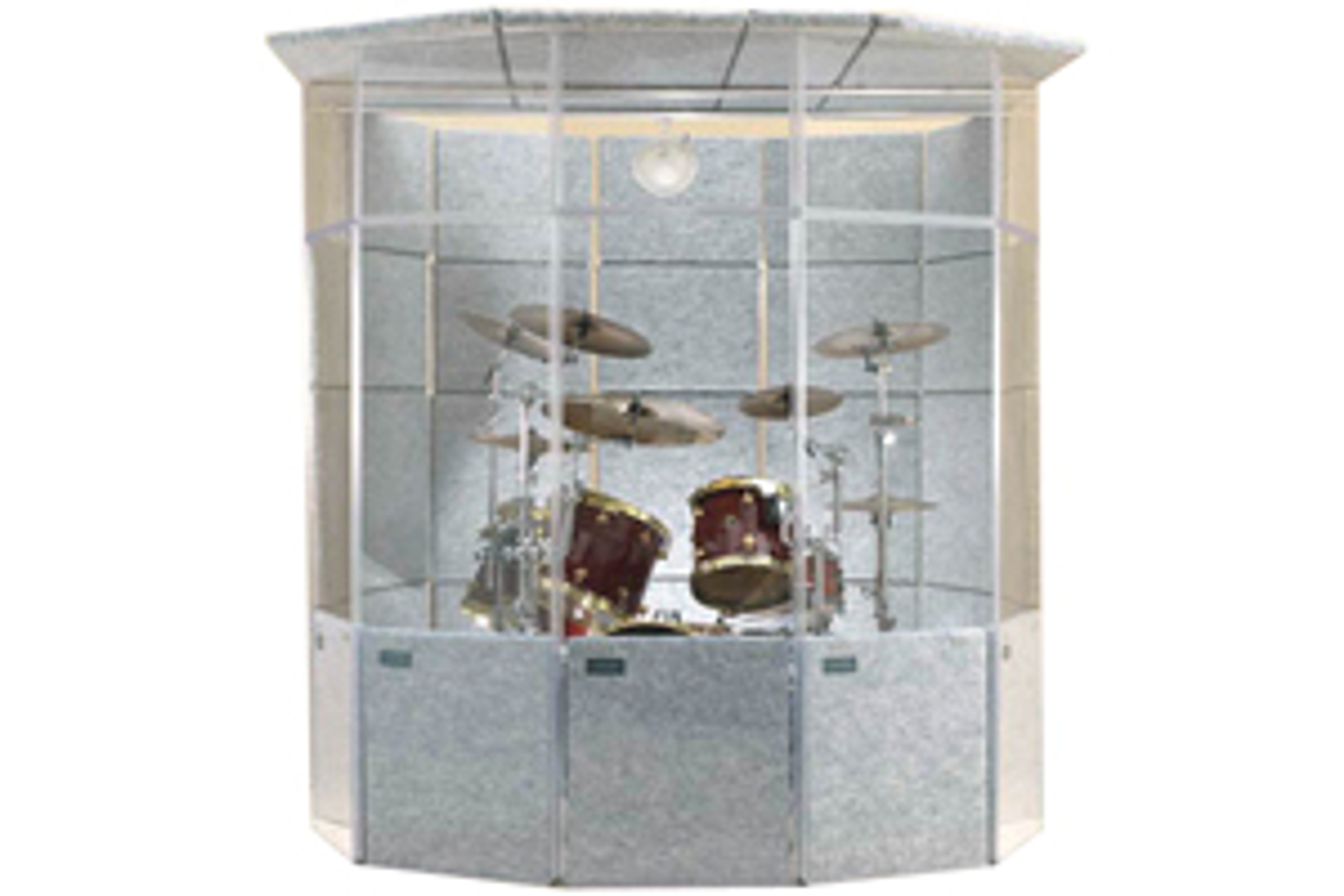 Clearsonic MEGAPAC Drum Isolation Booth, 7' W x 8' D x 7' H