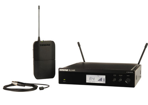 Shure BLX14R/W93 Wireless Lavalier System with Rackmount Receiver