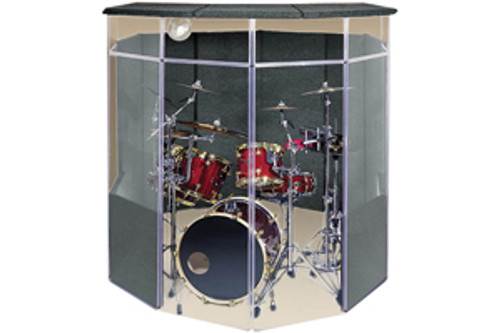 Clearsonic ISOPAC B Drum Isolation Booth, 6' W x 7' D x 6.5' H