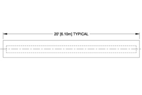 Myat 301-004 3-1/8" Unflanged 20-ft Line Assembly