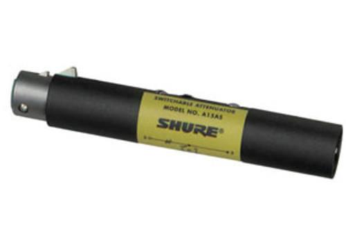Shure A15AS 15/20/25 dB Switchable In-Line Attenuator