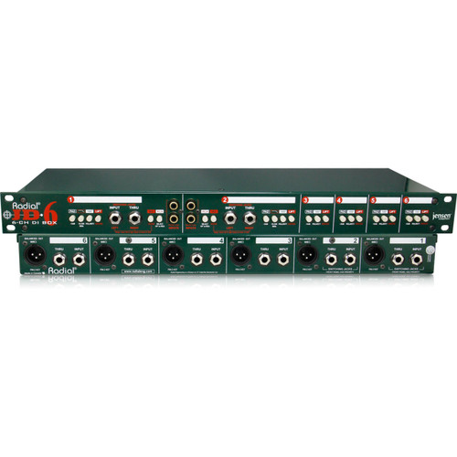 Radial JD6 6-Channel Rackmount Direct Box