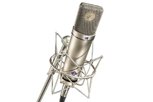 Neumann U87AIMTSETZ Large Diaphragm Condenser Studio Microphone Set, Black