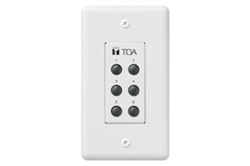 TOA ZM-9001 6-Switch Remote Panel for 9000 Series