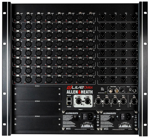 Allen Heath Dlive Dm64 Mixrack 64x32 I O Proaudio Com