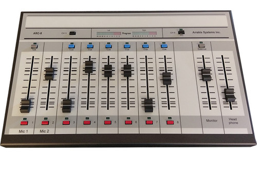 Arrakis ARC-8  8-Channel, 10-Input Broadcast Console with USB Sound