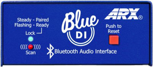 ARX Blue DI Bluetooth Wireless Balanced Stereo XLR Out Active Direct Box