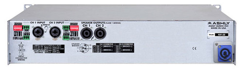 Ashly nX1.52 Power Amplifier, 2 x 1,500 Watts at 2 Ohms with Programmable Outputs