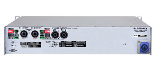 Ashly nXp3.02 Network Power Amplifier, 2 x 3,000 Watts at 2 Ohms with Protea DSP