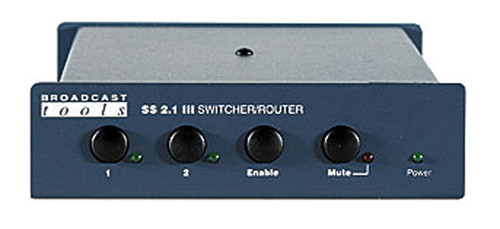 Broadcast Tools SS 2.1 MLR/BNC Stereo 2x1 Switcher/Router