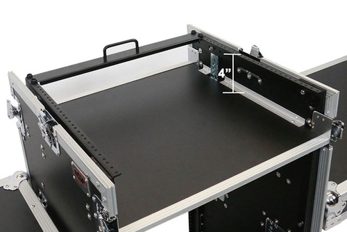 OSP PRO19 16-Space ATA Mixer/Amp Rack and Standing Lids