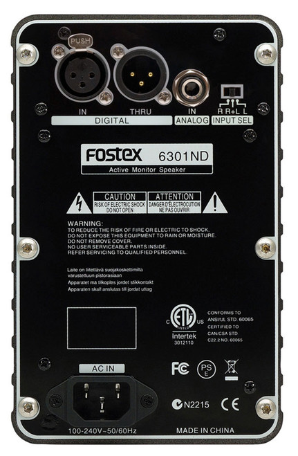 Fostex 6301ND 4" 20W Active Monitor with AES/EBU Digital Input Input