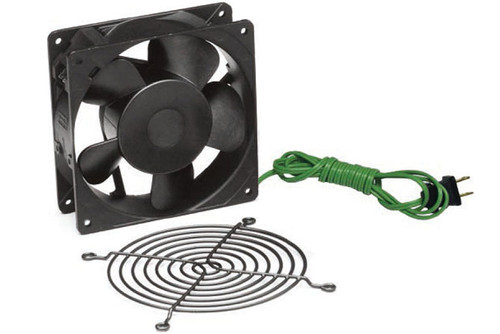 Lowell FW1-KITT Fan Kit - Single 4.7 inch Whisper Fan, 50cfm, Fan Guard, Thermostat Cord