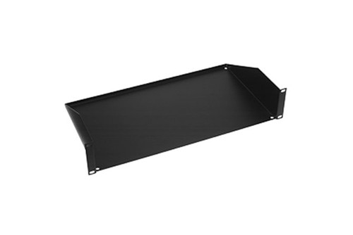 Lowell US-314 Rack Utility Shelf 3-Space 14" Deep, Black