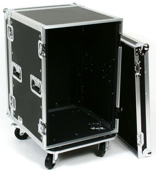 OSP RC16U-20 16-Space ATA Rack Case, 20" Deep with Casters