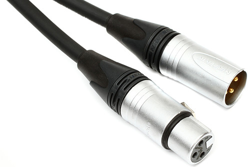ProCo EVLMCN-10 Quad Mic Cable w/Soft Touch Jacket & Velour Chromium Connectors w/Gold Contacts, 10'