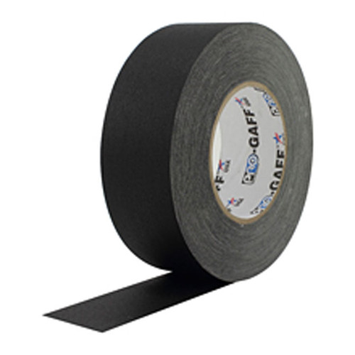 Pro Gaff TPG30001 Gaffers Tape, 3" x 55 yard, Black