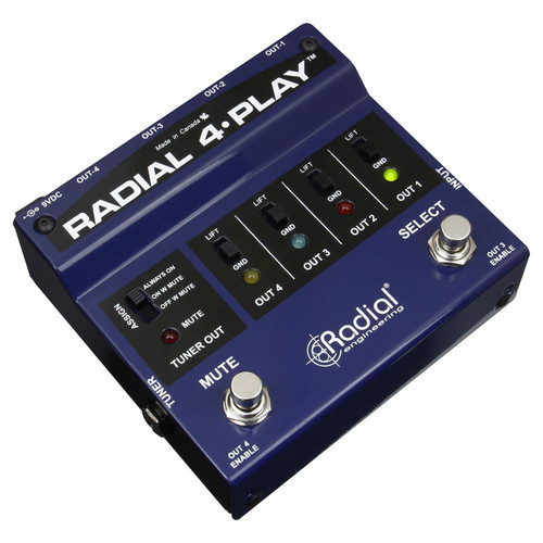 Radial 4-Play Mulit-Output DI Box