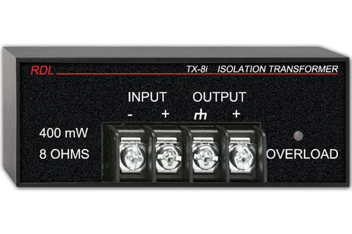 RDL TX-8i Headphone Isolation Transformer