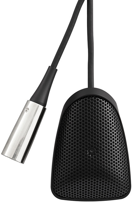 Shure CVB-B/O Centraverse Omni Low Profile Boundary Condenser Mic w/Attached 12' Cable, Black