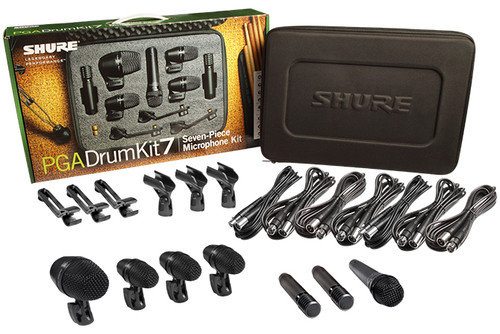 Shure PGADRUMKIT7 7-Piece Drum Microphone Kit