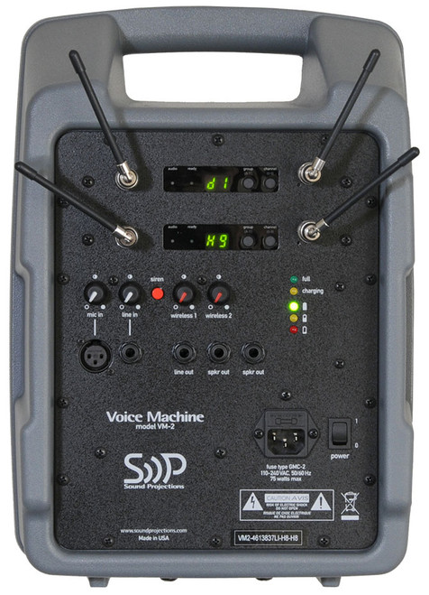 Sound Projections VM2-HBM Voice Machine Wireless Headset System w/ Speaker Stand