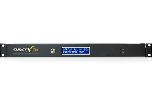 SurgeX SEQ-1U 8-Outlet Surge Eliminator and Power Conditioner