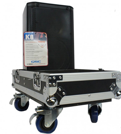 ProX X-QSC-K8 ATA Style Road Case for 2x QSC-K8 Speakers