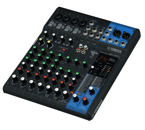 Yamaha MG06 6-Input Compact Analog Mixer with 2 Mic Inputs and 2