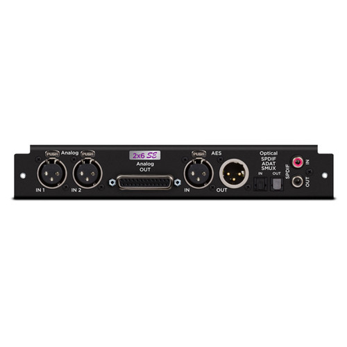 Apogee Symphony I/O Module 2X6SE 2 Analog Input + 6 Analog Output + 8x8 Optical + AES I/O